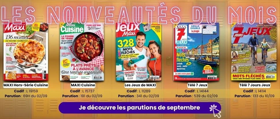 bannière nouveautés septembre