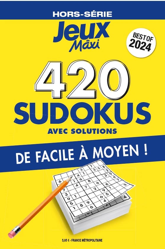 Jeux de Maxi HS SUDOKU Jeux de Maxi HS SUDOKU