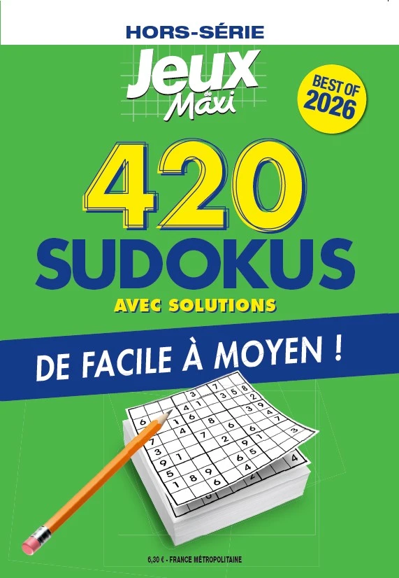 Jeux de Maxi HS SUDOKU